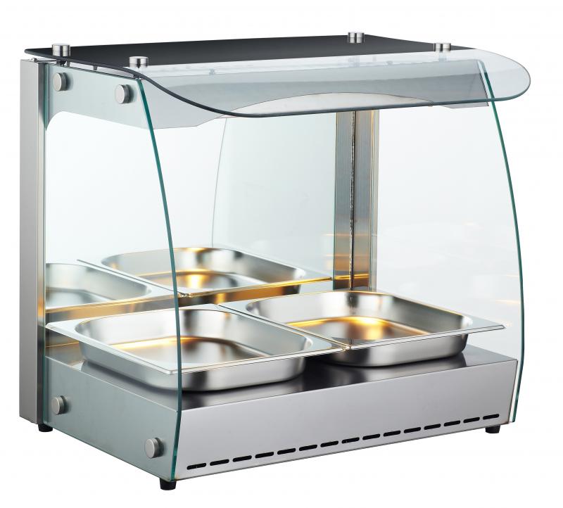 66 L Single-Shelf Full Service Heated Display Case
